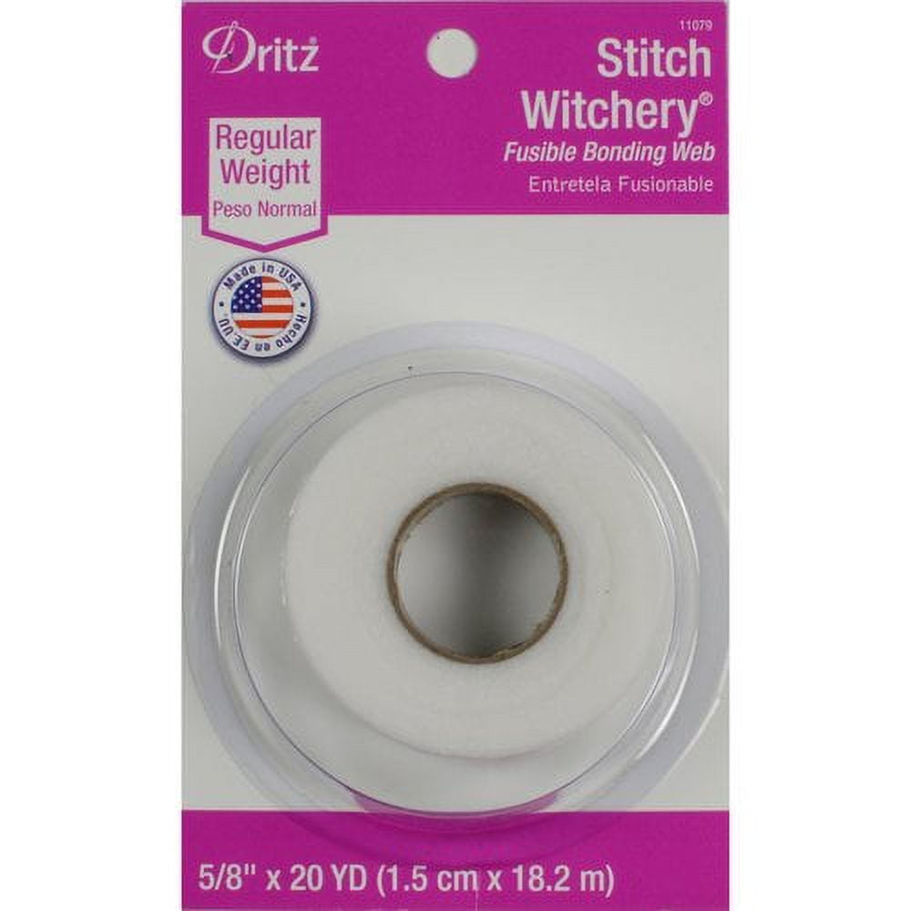 OFFICE: Dritz Stitch Witchery Fusible Bonding Web, Regular Weight