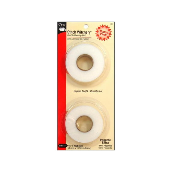 Dritz Stitch Witchery 5/8"x20yd Bonus Pack