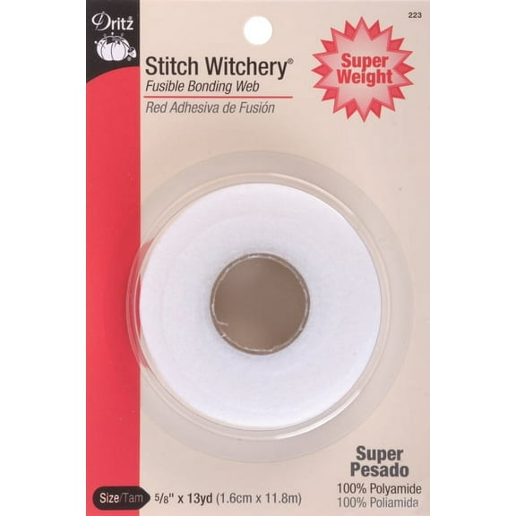 Stitch Witchery Tape (5/8" x 13yds), Super Weight, Dritz
