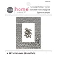 thumbnail image 1 of Dritz Textured Campaign Corners, Small, 3 Pack, Nickel, 1 of 7