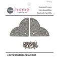 thumbnail image 1 of Dritz Textured Quatrefoil Corners, Small, 3 Pack, Nickel, 1 of 7