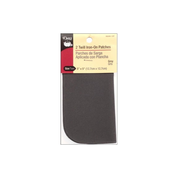 Dritz Twill Iron-On Patch - 2pk