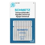 Schmetz Universal Sewing Machine Needles - Size 80/12, 10 Count