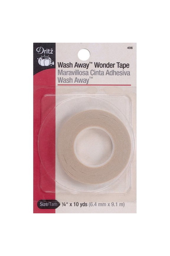 Wash Away Wonder Tape 1/4"x10yd