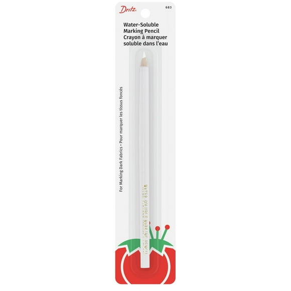 Dritz White Water-Soluble Marking Pencil