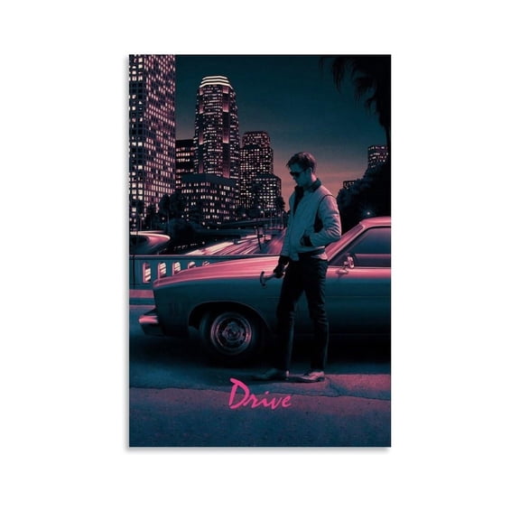 Drive 2011 Movie Poster for Room Aesthetic Canvas Wall Art Bedroom Decor