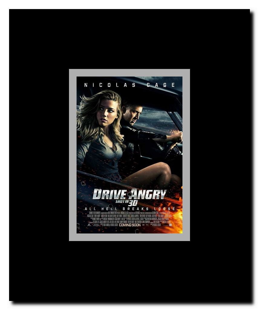 Drive Angry Framed Movie Poster
