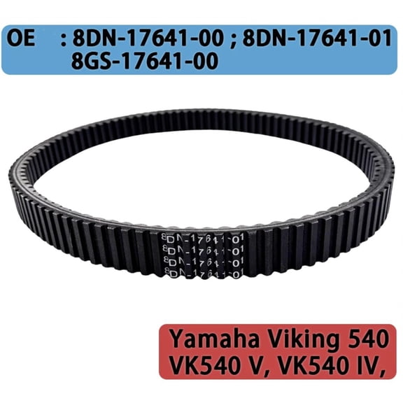 Drive Belt For Yamaha Apex Vector Nytro Viper XTX5033 2008-17 8DN-17641-00 8DN-17641-01 8GS-17641-00 New