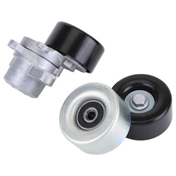 Drive Belt Tensioner Pulley Kit Compatible for Nissan Altima L32 3.5L 2006-2012 Replaces 11955-JA10D 11925-JA11A 11925-JA100