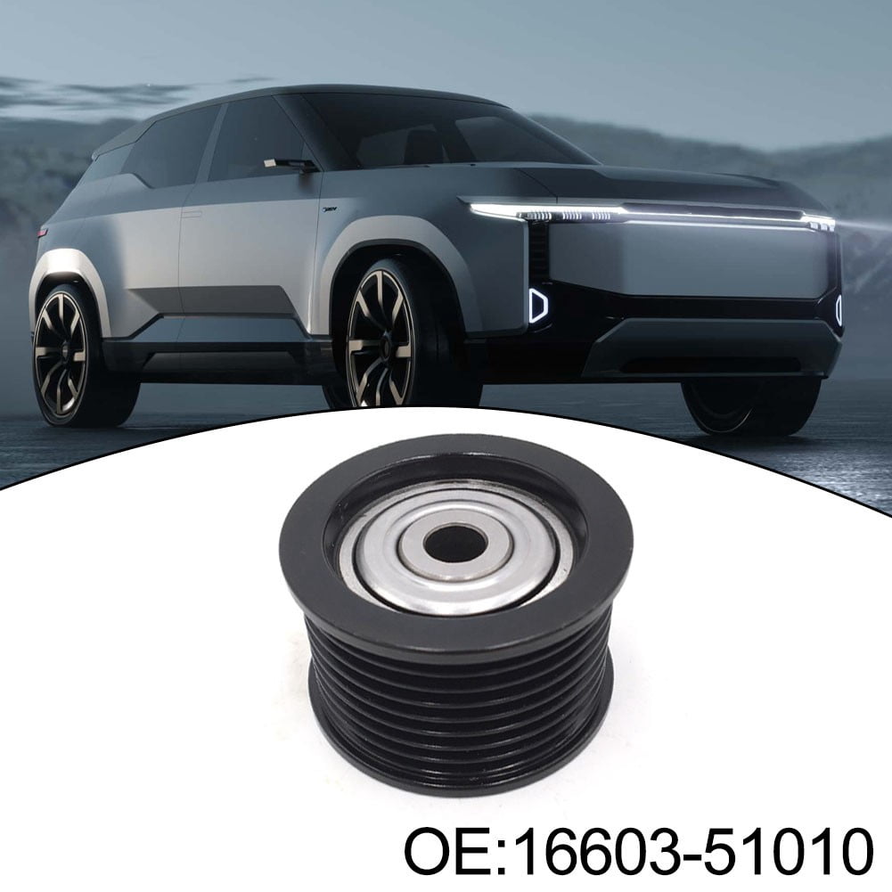 Accessory Drive Belt Idler Pulley 16604-50030 For 4.7L V8 Hihaha Idler Pulley 16604-50030 For Toyota 4Runner 4.7L 2003-2009, Land Cruiser, Tundra Idler Pulley Toyota 4.7L