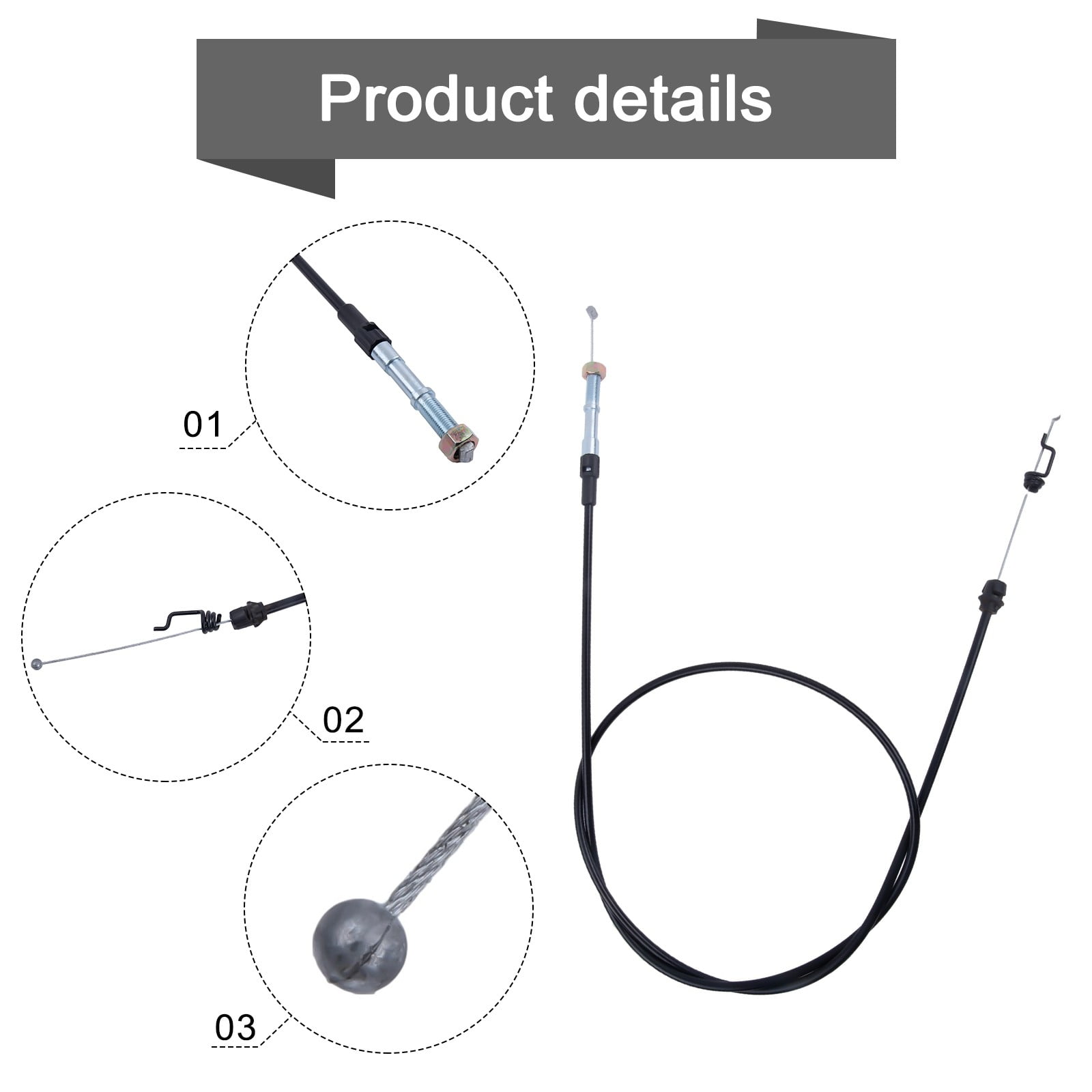 Drive Control Cable for Husqvarna HU775L HU775H HU725AUD for