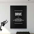 thumbnail image 1 of Drive Definition Wall Art, Athlete Motivation Poster, Gym Mindset Poster, Minimalist Fitness Typography Decor, & Poster Home Decor, 8x12 UNFRAMED, 1 of 3