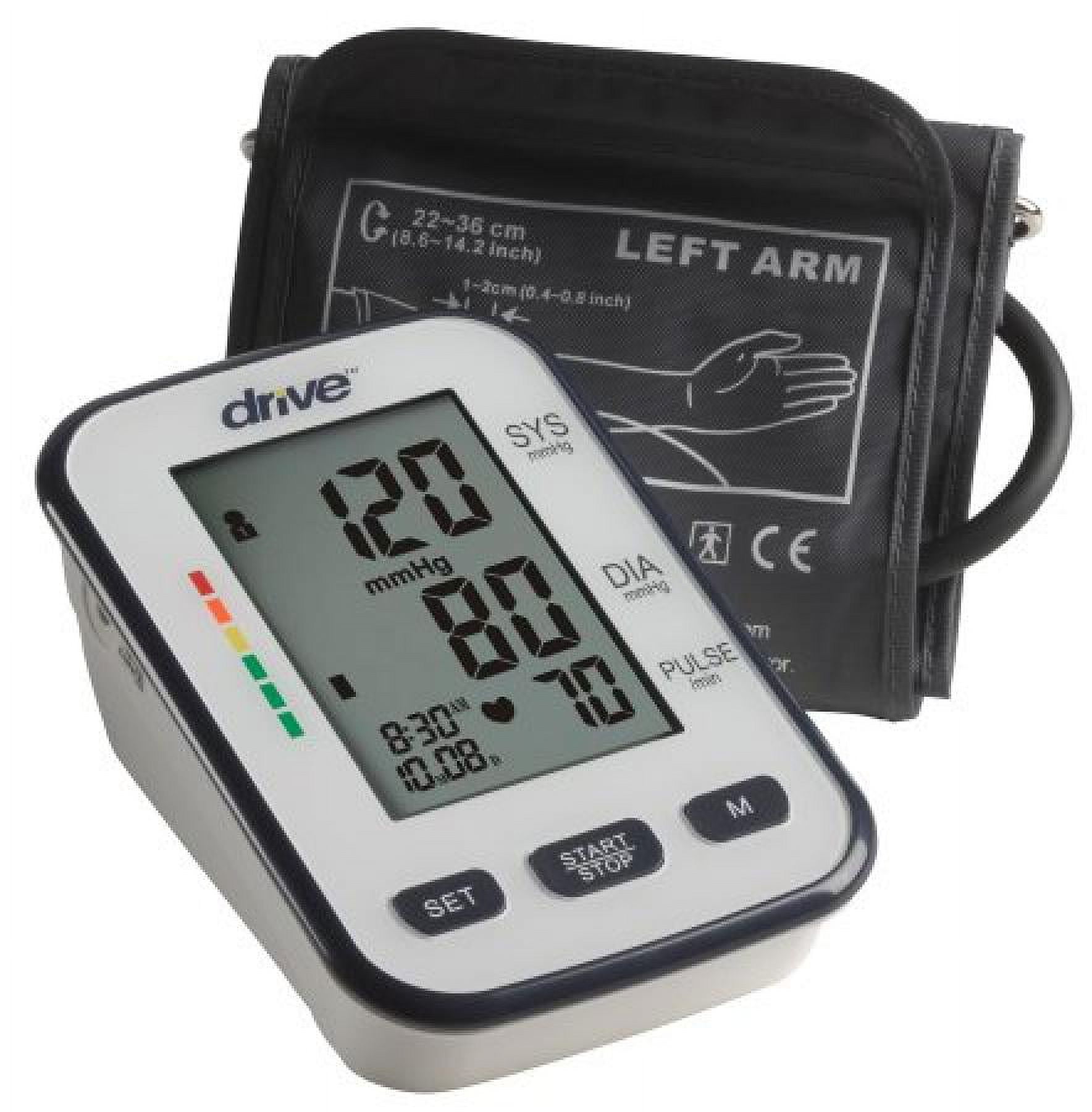 Drive Deluxe Upper Arm Automatic Blood Pressure Monitor, Medium