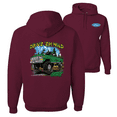thumbnail image 1 of Drive 'Em Wild Green 1970 Ford Bronco F&B Front & Back Cars Hoodie Sweatshirt, 1 of 1