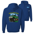 thumbnail image 1 of Drive 'Em Wild Green 1970 Ford Bronco F&B Front & Back Cars Hoodie Sweatshirt, 1 of 1