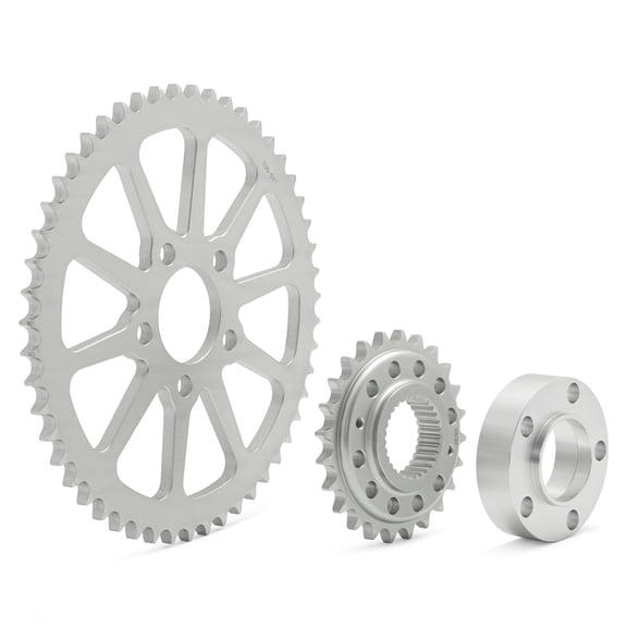Drive Front Rear Sprocket Conversion Kit for Harley Dyna FXD FXDB FXDF FXDWG