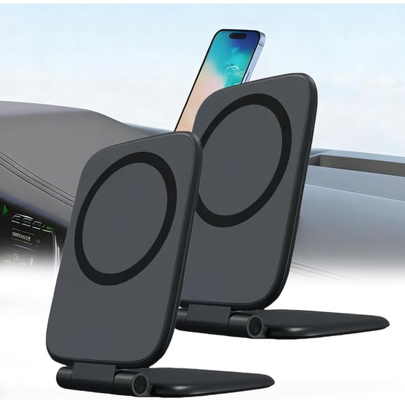Drive Hidefold Ultra-Thin Foldable Magnetic Car Phone Mount Car Phone Holder,2026 New Portable Vacuum Dual Sided Magnetic Phone Holder for Car Retractable Adjustable Foldable,Laptop,Gym