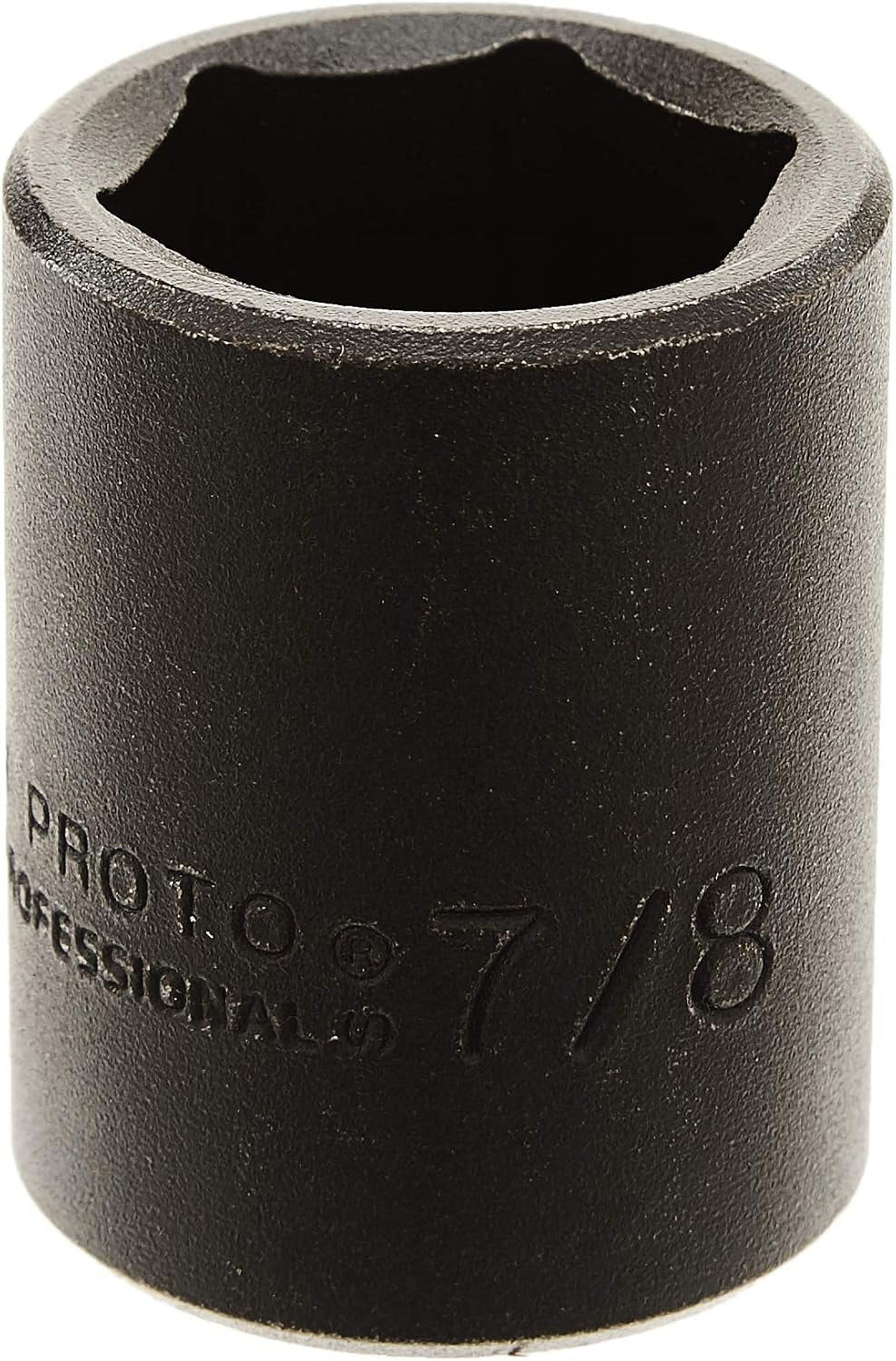 DEWALT Impact Socket 1/2" Drive - 7/8" Size With DirectTorque Tech, Stops Fastener Rounding
