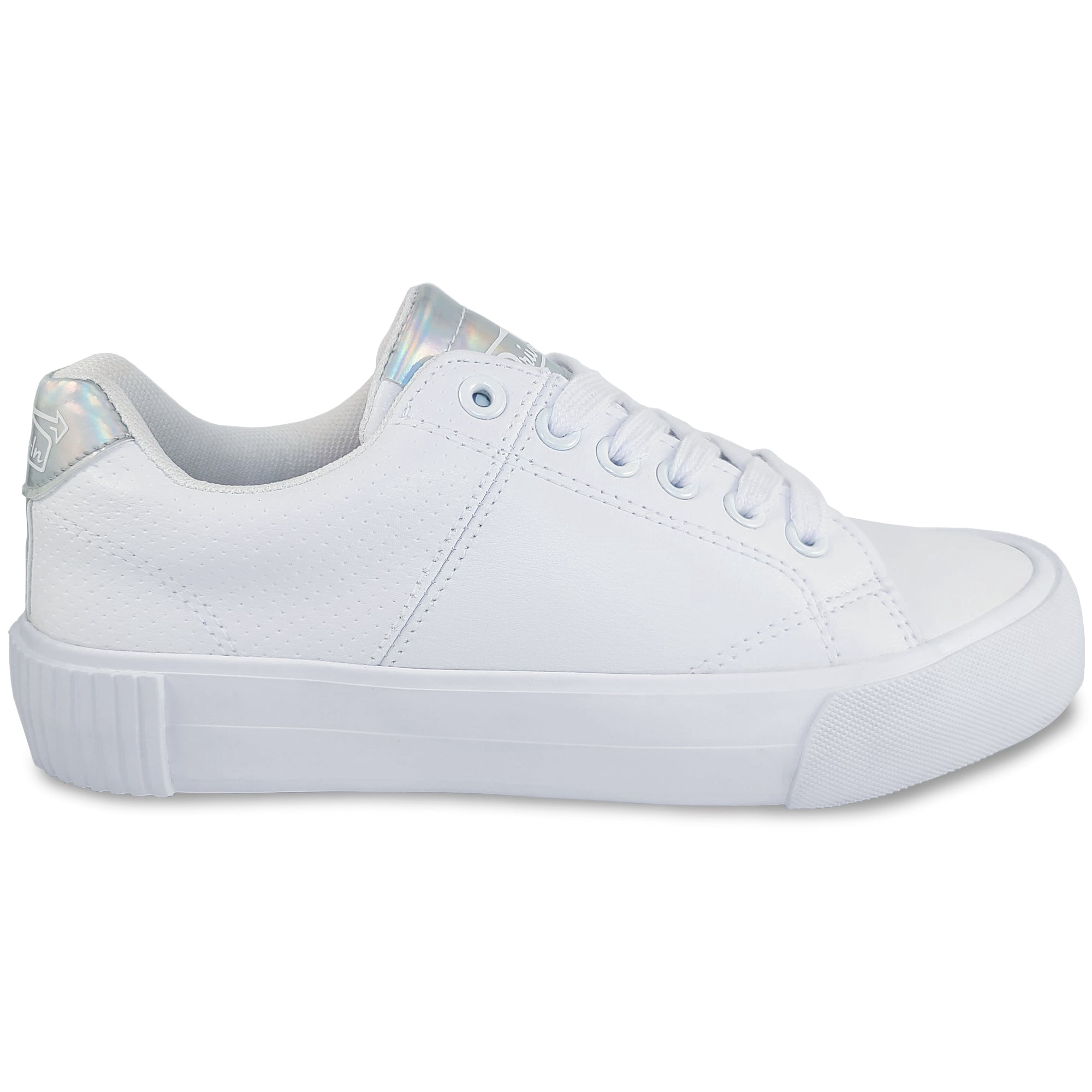 Superga Women's S7131hw Sneaker - Hi-Top Perforated Leather Platform Sneaker