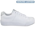 thumbnail image 1 of Drive-In Originals Cinema - White Metallic Leather Sneaker (Women's), 1 of 1