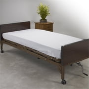 Drive Medical 15030HBL Hospital Bed Fitted Sheets, White, 36" x 80" x 5"-6"