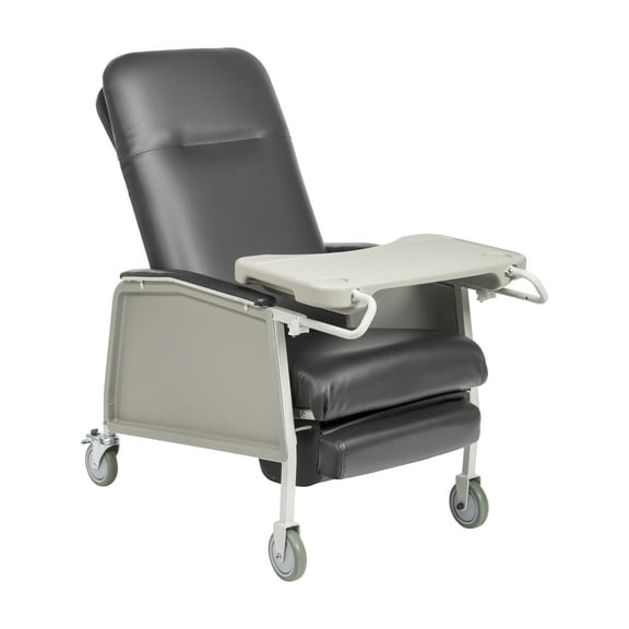 Drive Medical 3 Position Heavy Duty Bariatric Geri Chair Recliner, Charcoal