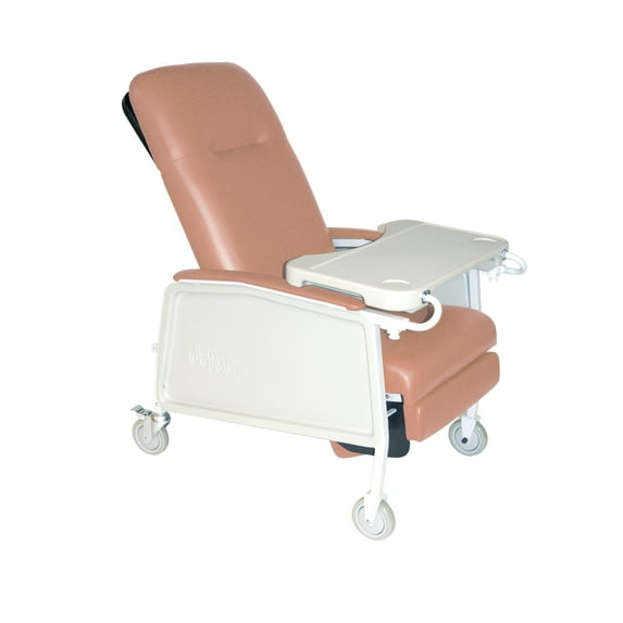 Drive Medical 3 Position Heavy Duty Bariatric Geri Chair Recliner, Rosewood