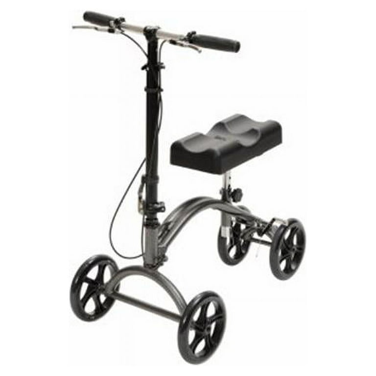 Mr.「md2gII 」 Drive Medical 790 Steerable Knee Walker Steel - Silver Vein