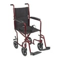 thumbnail image 1 of Drive Medical Aluminum Transport 17 Inch Comfort Seat Wide Wheelchair, 1 of 6