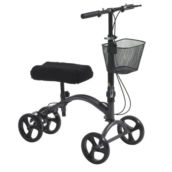 Drive Medical DV8 Aluminum Steerable Knee Walker Knee Scooter Crutch Alternative