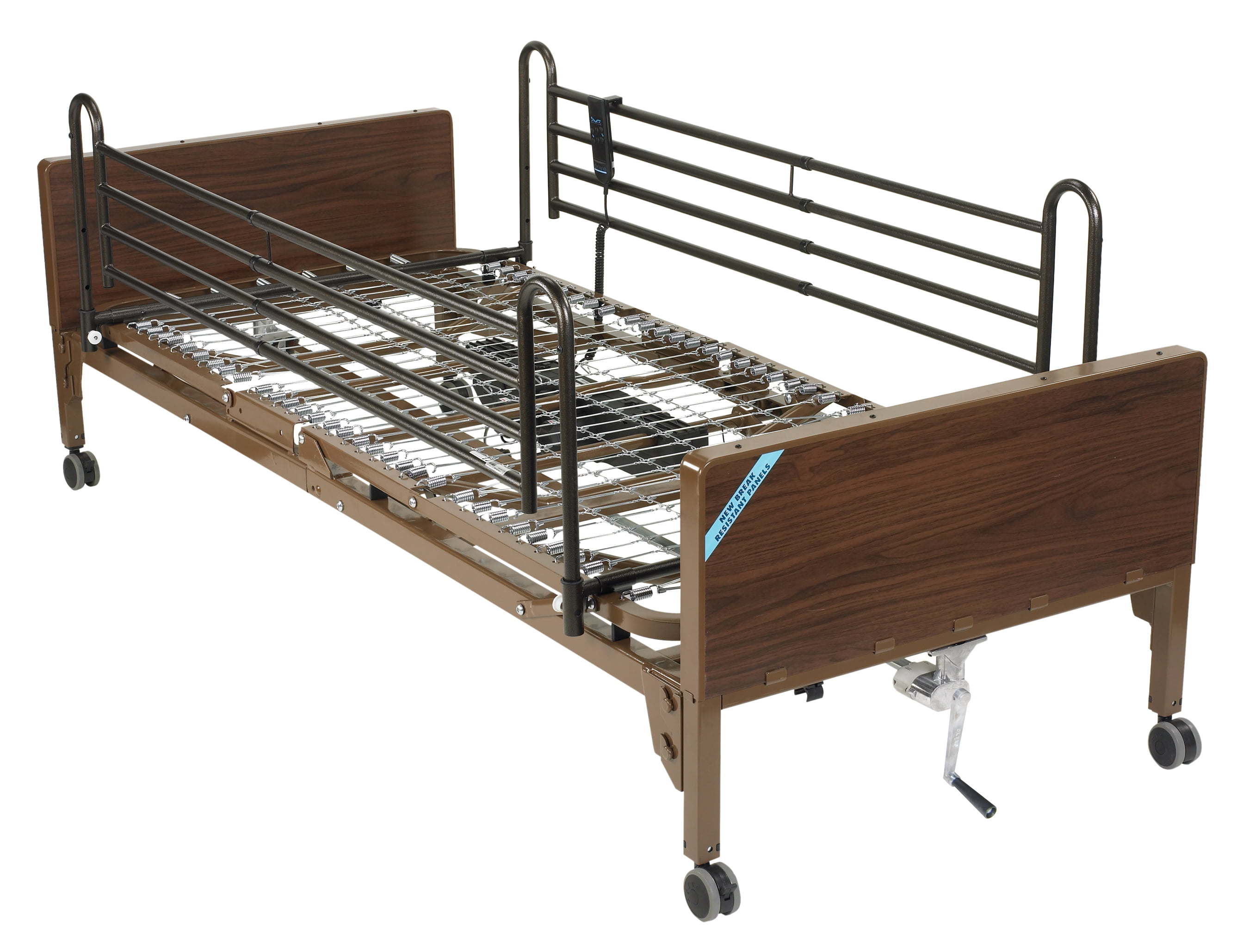 Drive Medical Delta Ultra Light Full Electric Hospital Bed with Full Rails