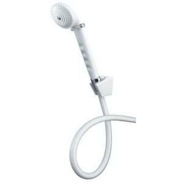 Drive Medical Deluxe Handheld Shower Spray with Diverter Valve 1 Count, White, 80", ExtraLong