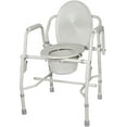 thumbnail image 1 of Drive Medical K. D. Deluxe Steel Drop-Arm Commode (Tool Free), 1 of 2