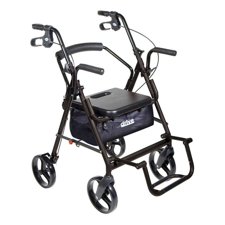 Drive Medical Duet Dual Function Transport Wheelchair Rollator
