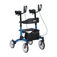 thumbnail interactive-video image 1 of Drive Medical Elevate Upright Walker, Blue, 1 of 9