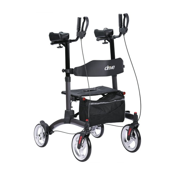 Drive Medical Elevate Upright Walker, Grey