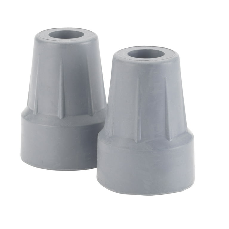 Forearm crutch tip, gray. 1 pair Forearm crutch tip, gray. 1 pair