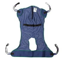 Drive Medical Full Body Patient Lift Sling, Mesh with Commode Cutout, Large