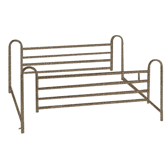 Drive Medical Full Length Hospital Bed Side Rails, 1 Pair