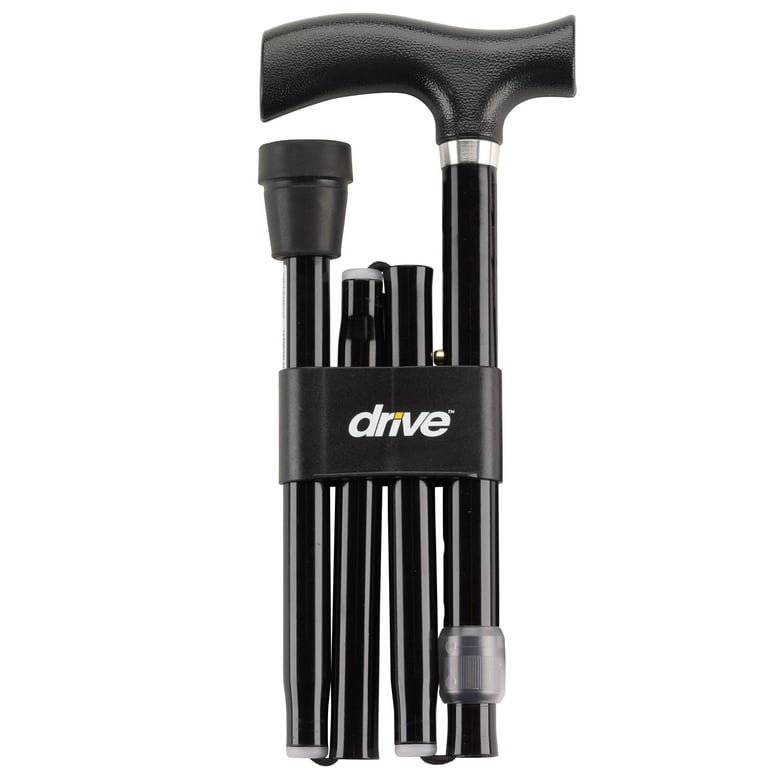 Heavy Duty Folding Cane Lightweight Adjustable with T Handle Heavy Duty Folding Cane Lightweight Adjustable with T Handle