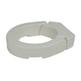 thumbnail image 1 of Drive Medical Hinged Toilet Seat Riser, White, 3.5" Height, for Standard Non-Elongated Toilets, Attaches to Toilet Bowl, Weight up to 250 lbs, 1 of 6