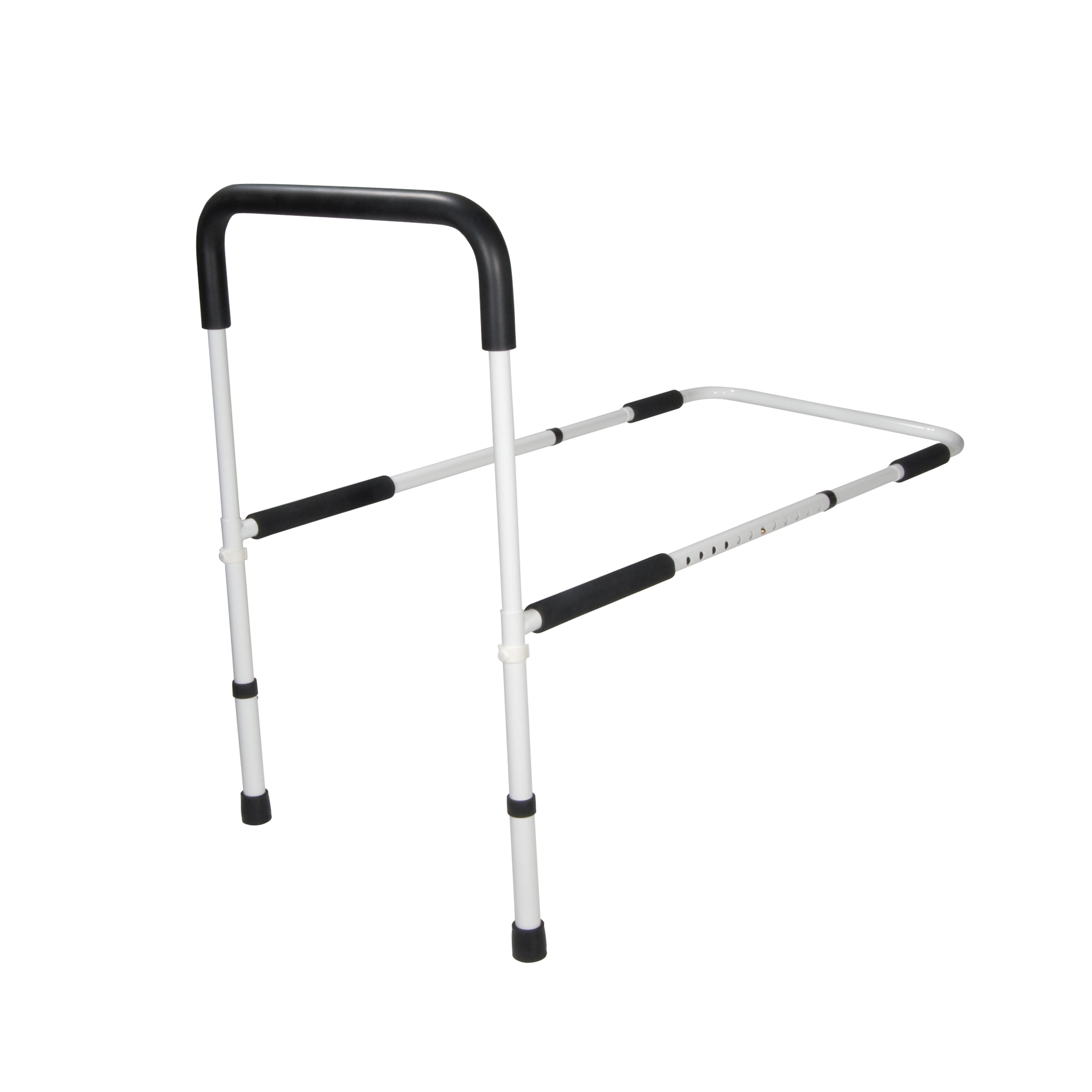 Drive medical adjustable height home bed assist handle
