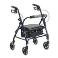 thumbnail image 1 of Drive Medical Junior Rollator Rolling Walker with Padded Seat, Blue, 1 of 2