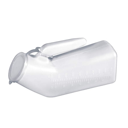 Drive Medical Male Urinal Lightweight Durable & Easy To Clean 32 Oz, White