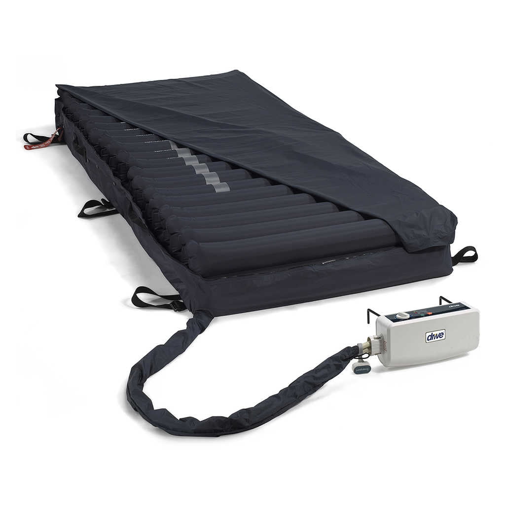 Drive Medical Med-Aire Melody 8" Alternating Pressure Air Bed with Pump, Queen