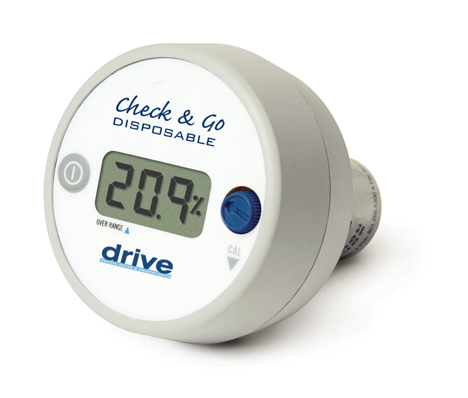 O2 Reader Hospital Drive Medical O2 Analyzer with 3 Digit LCD Display HSA/FSA Eligible ...