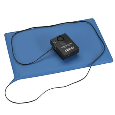 Drive Medical Pressure Sensitive Bed Chair Patient Alarm, 10" x 15" Chair Pad