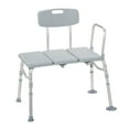 thumbnail image 1 of Drive Medical Plastic Tub Transfer Bench with Adjustable Backrest, 1 of 5