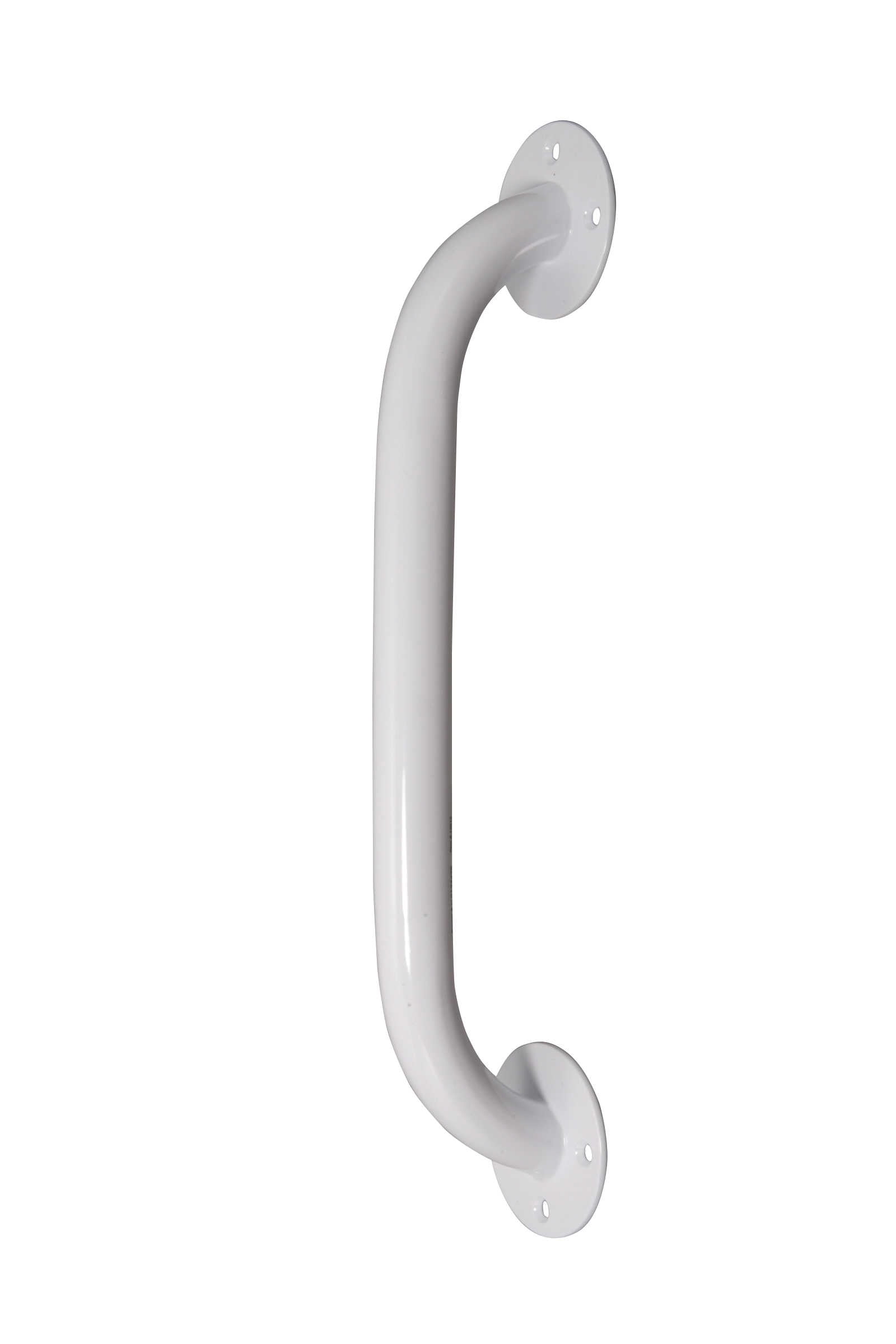 16'' White Powder Coated Steel Grab Bar