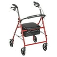 thumbnail image 1 of Drive Medical Rollator Rolling Walker with 6" Wheels, Red, 1 of 9